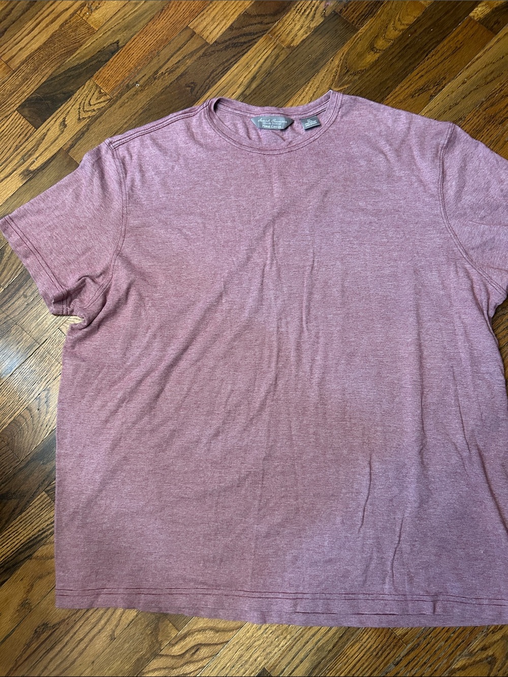 Daniel Cremieux Heathered Mauve Short Sleeve Crew Tee